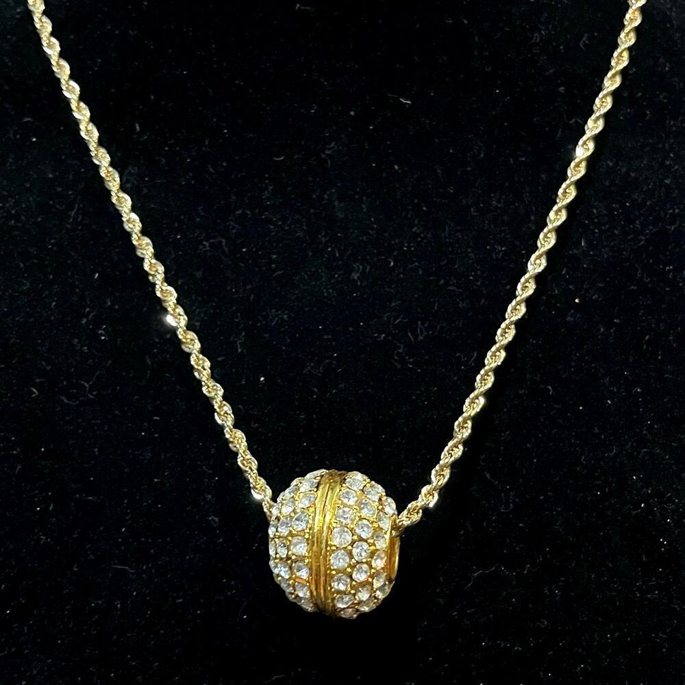 Vintage Deadstock 10KT GF Slide Rope Necklace